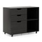 Modern Mobile File Storage Cabinet with Large Tabletop 3 Drawers and Smooth Rolling Wheels